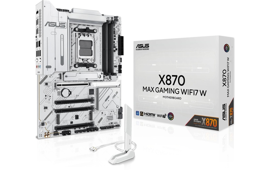 ASUS Carte mère X870 MAX GAMING WIFI7 White