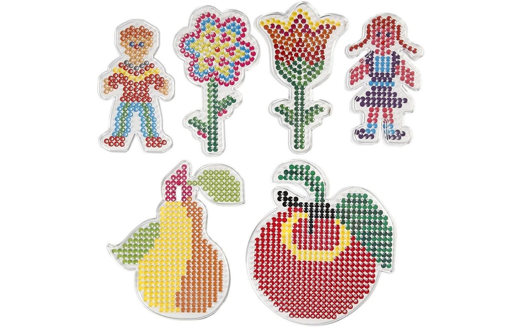 Creativ Company Plaques pour perles à repasser Set Transparent