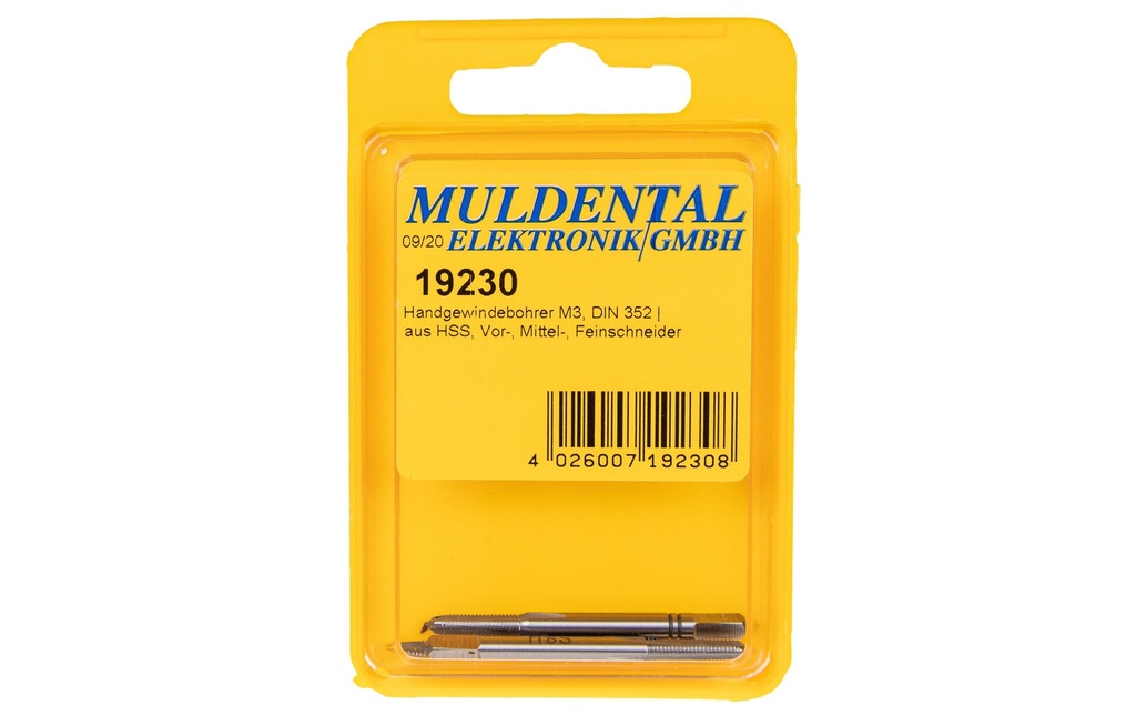 Muldental Tape à la main M3  1 Pièce/s