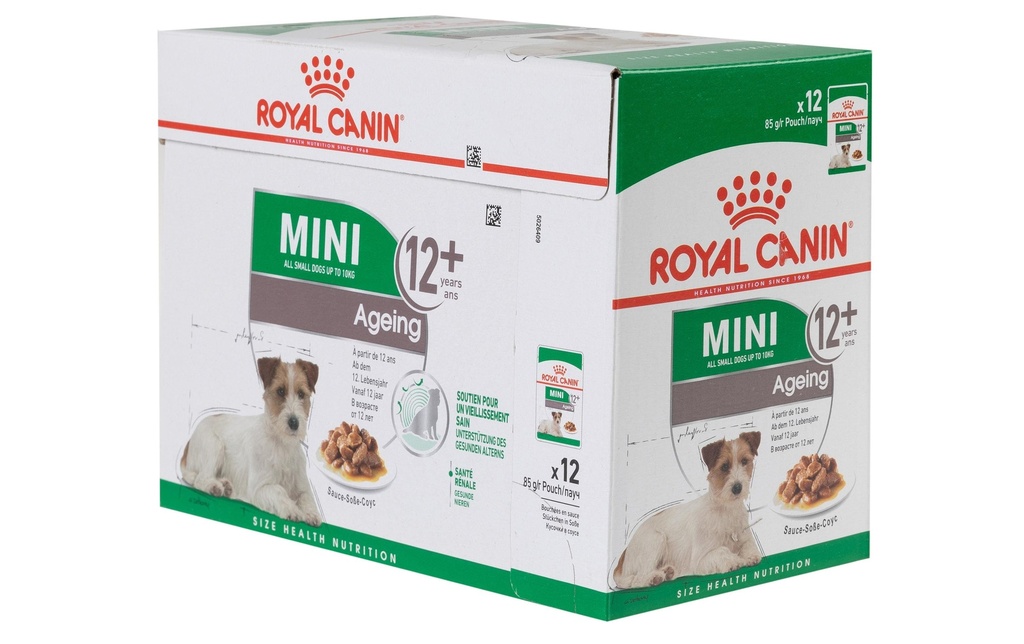 Royal Canin Alimentation humide Health Nutrition Mini Ageing 12+ Sauce, 12 x 85 g