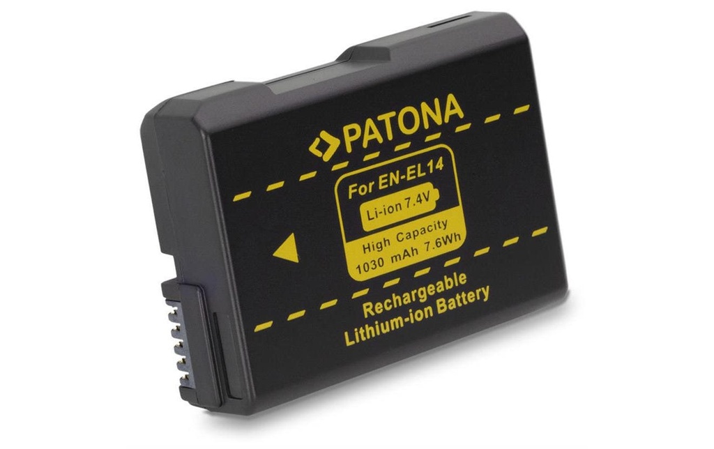 Patona Batterie pour Appareils photo numérique EN-EL14-decoded
