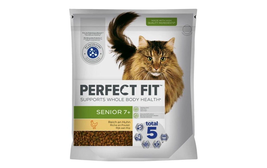 Perfect Fit Alimentation sèche Cat Senior 7+ au poulet, 1.4 kg