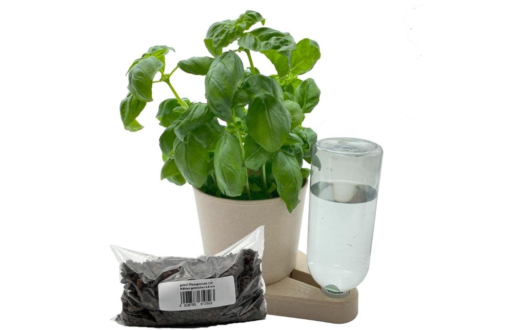 Greevi Héros des herbes bio & granulés pour plantes Bundle Beige