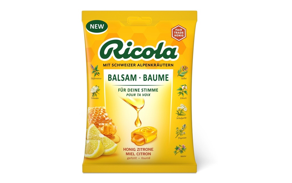 Ricola Bonbons Baume Miel-Citron 68 g