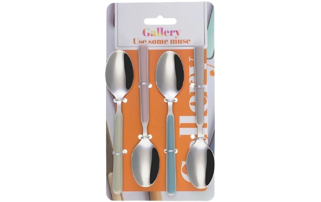 Sola Cuillère à café Gallery, Mélange de pastels, 4 pcs.