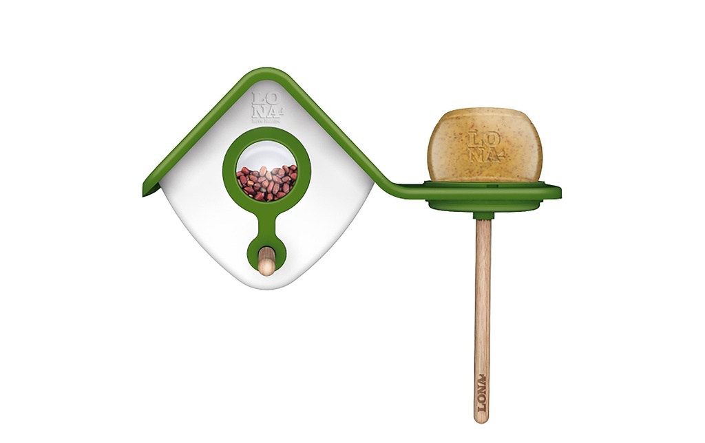 LONA love nature Distributeur de nourriture H2, Vert
