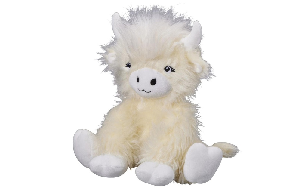 Bauer Peluche Vache Highland 25 cm Beige