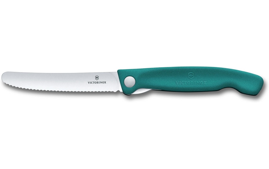 Victorinox Couteau de pique-nique Swiss Classic, 11 cm, vert