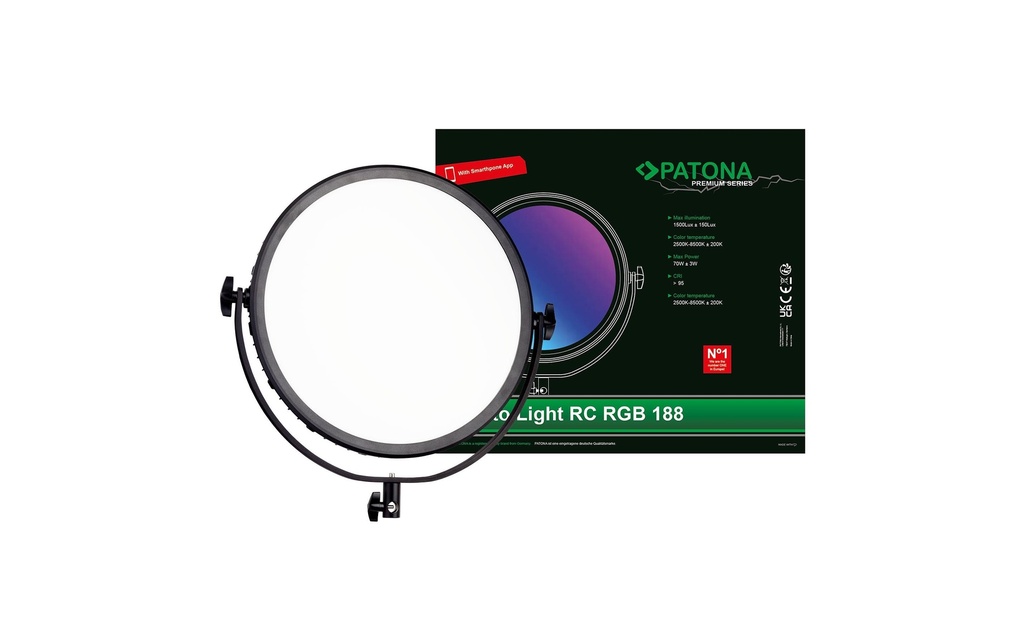 Patona Lampe à lumière douce Premium RGB-188A