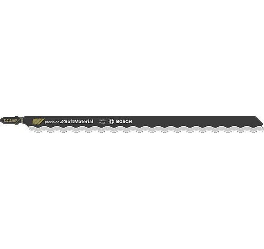 Bosch Professional Lame de scie sauteuse T 1013 AWP Precision Soft Material, 3 pièces