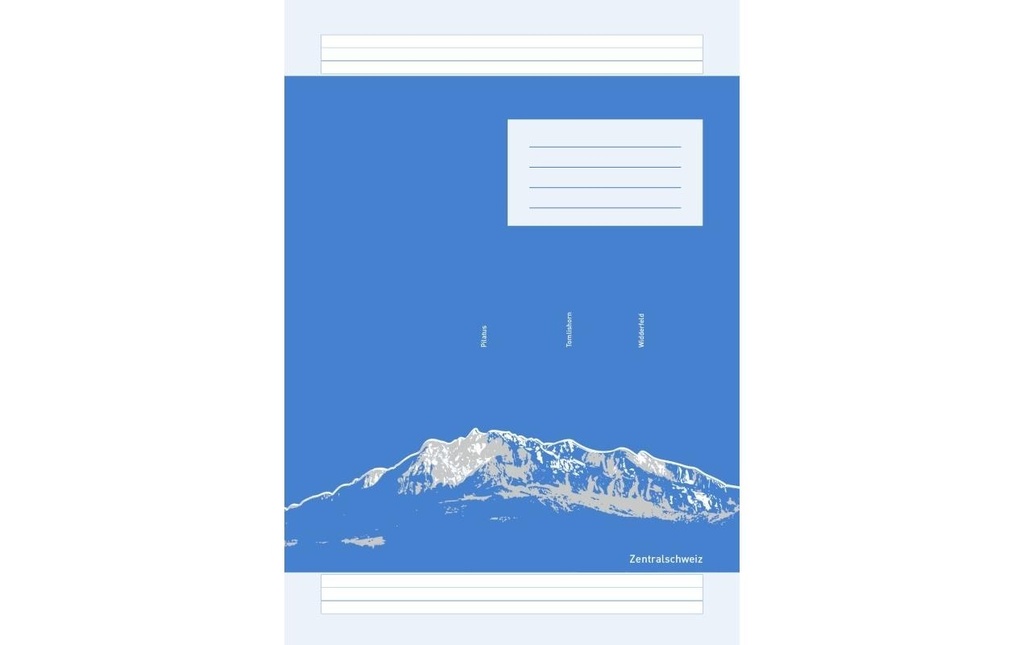 ingold-biwa Cahier d'école A4, À lignes, Bleu, 25 pièces