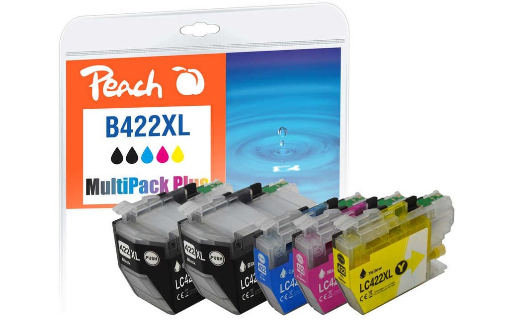 Peach Encre Brother LC-422XL MP Plus Magenta/Yellow/noir/Cyan