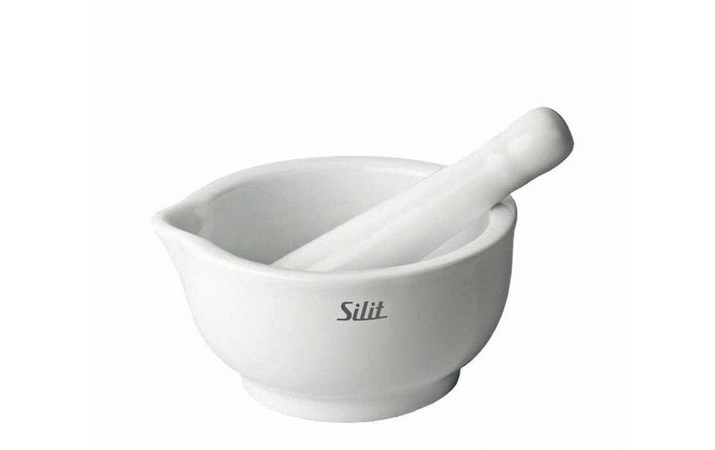Silit Mortier et pilon 10 cm, Porcelaine
