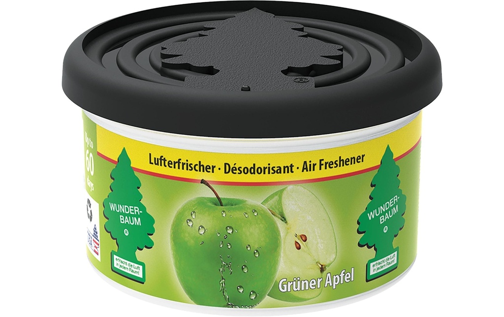 Wunderbaum Diffuseur de parfum pour voiture Pomme verte