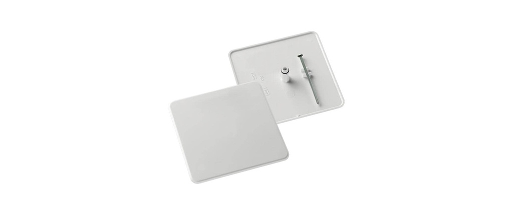 WEIBEL Couvercle à enficher HSB Gr. 2/3, 130 x 130 mm, Blanc