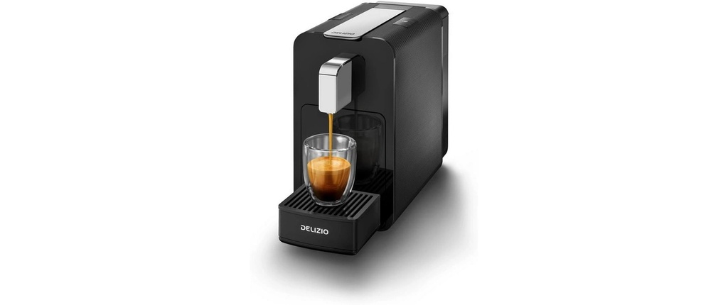 Delizio Cafetière à capsules Viva Elegante Black Chrome