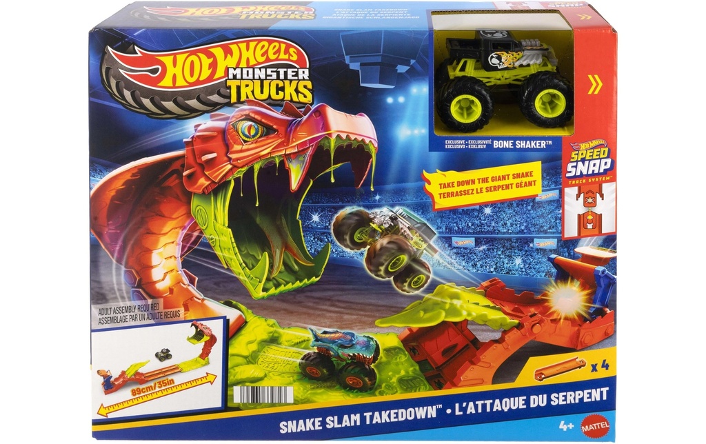 Hot Wheels Monster Trucks Chasse aux serpents