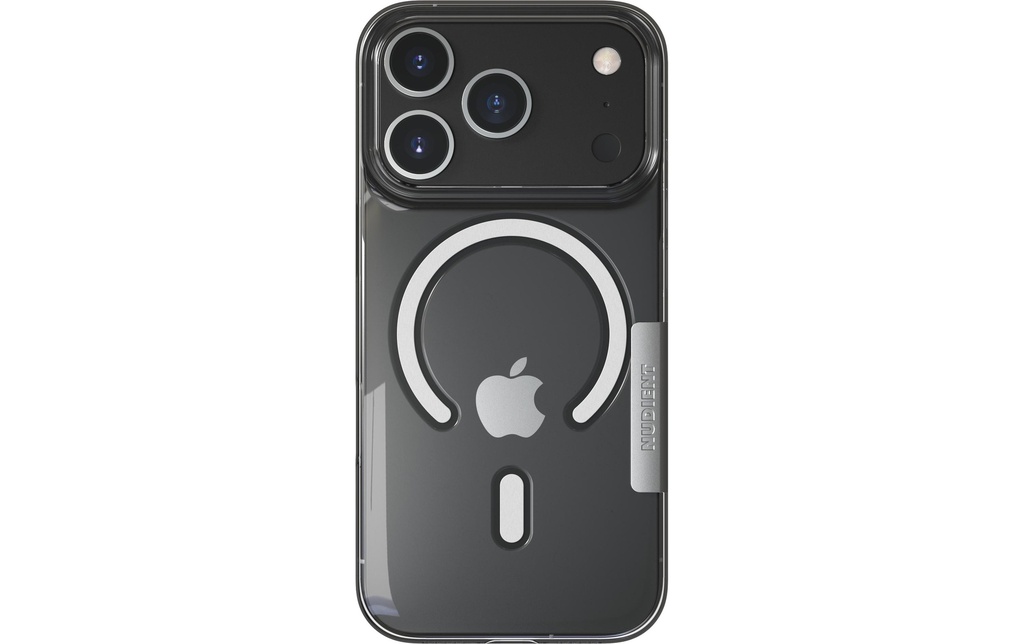 Nudient Coque arrière Thin MagSafe iPhone 17 Pro Transparent