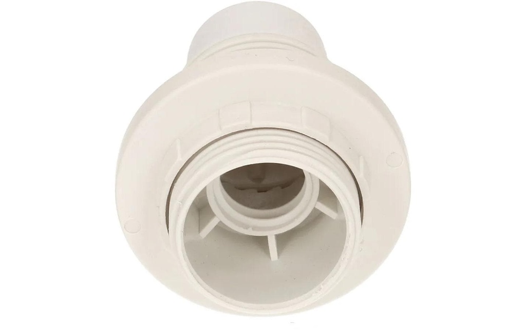 Max Hauri Douille de lampe E14 Manteau de bord blanc, M10 x 1