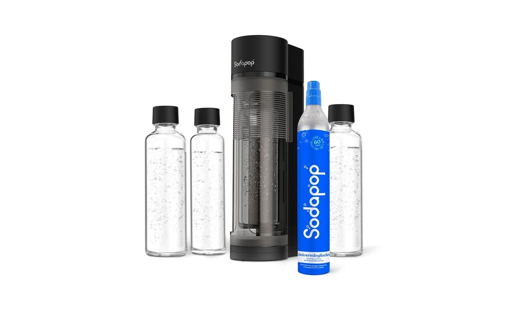 Sodapop Gazéificateur d’eau Logan Noir