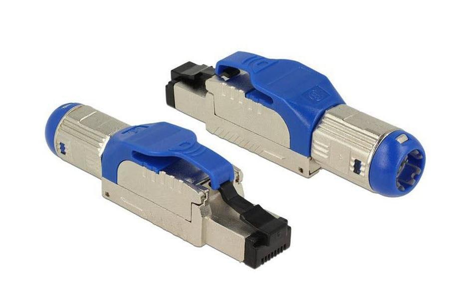Delock Connecteur RJ45 Cat.8 Montage sur site, 1 pièce, AWG23-26