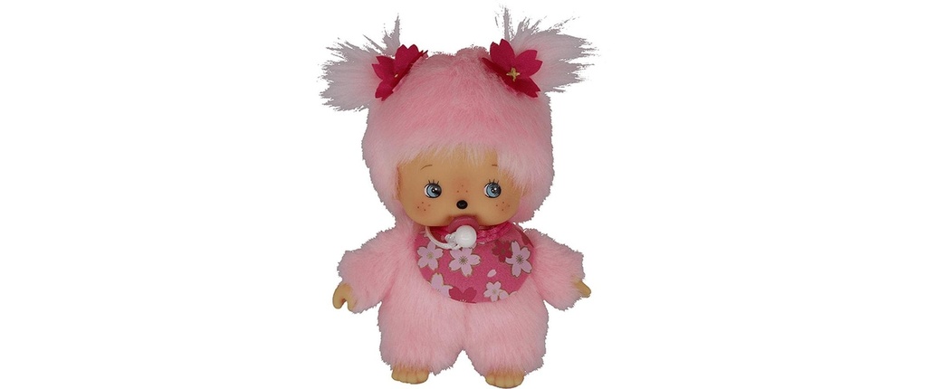 Monchhichi Animal en peluche Baby Sakura Girl 15 cm