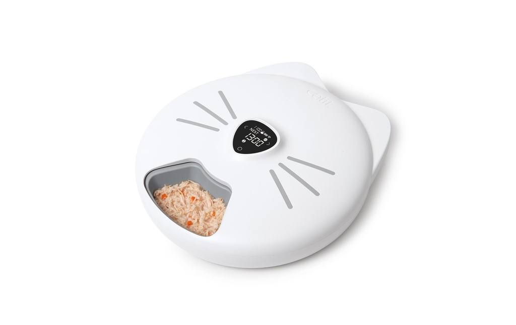 Catit Distributeur de nourriture Pixi Smart 6-Meal Blanc