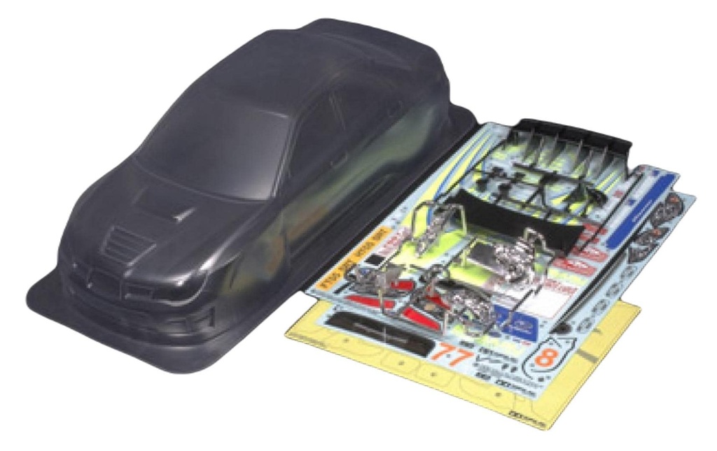 Tamiya Carrosserie Subaru Impreza WRC (2007), non peinte, 190 mm, 1:10