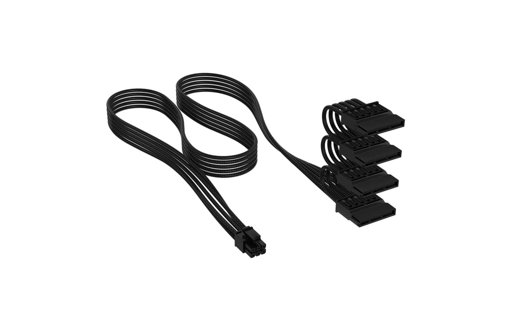 Corsair Premium Ind.Sleeved Serial ATA(SATA) Cable(4 conn) T5 75 cm