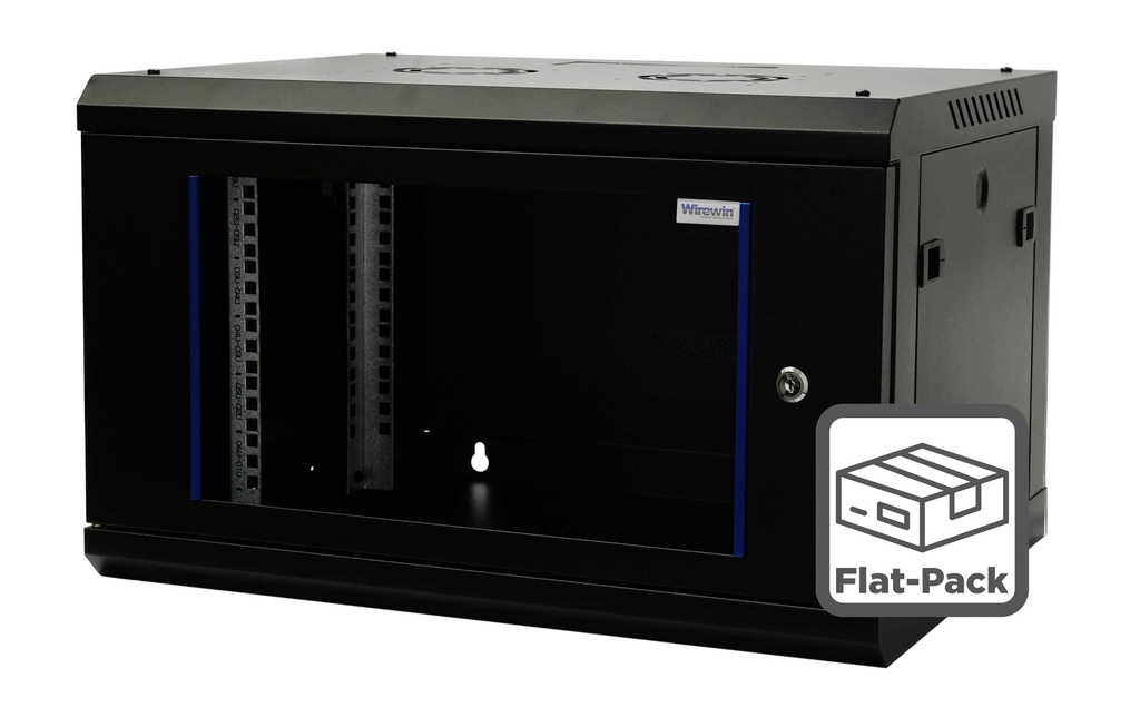 Wirewin Coffre de mur 600X450X6U Pro 3rd Gen 19 / 6HE / Flat-Pack