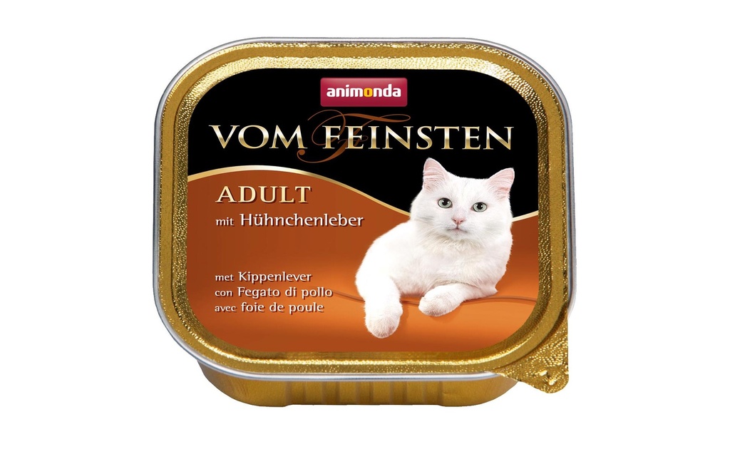 animonda Alimentation humide Vom Feinsten Adulte Foie de poulet, 100 g