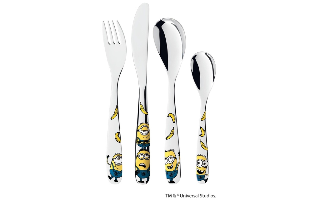 WMF Set de couverts pour enfants Minions 4 pièces