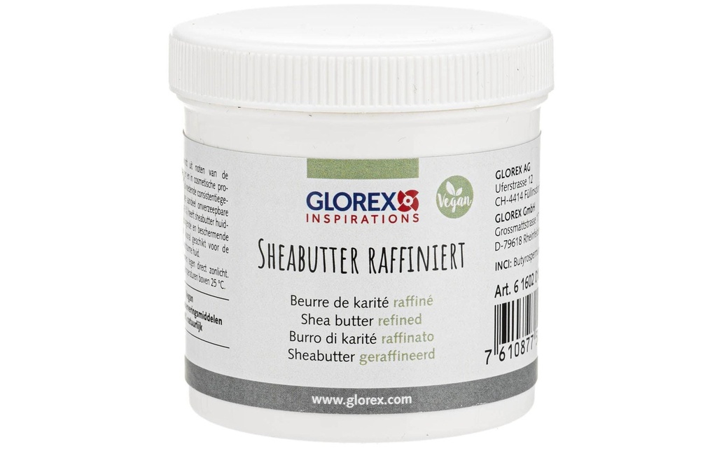 Glorex Beurre cosmétique Karité raffiné 100 g