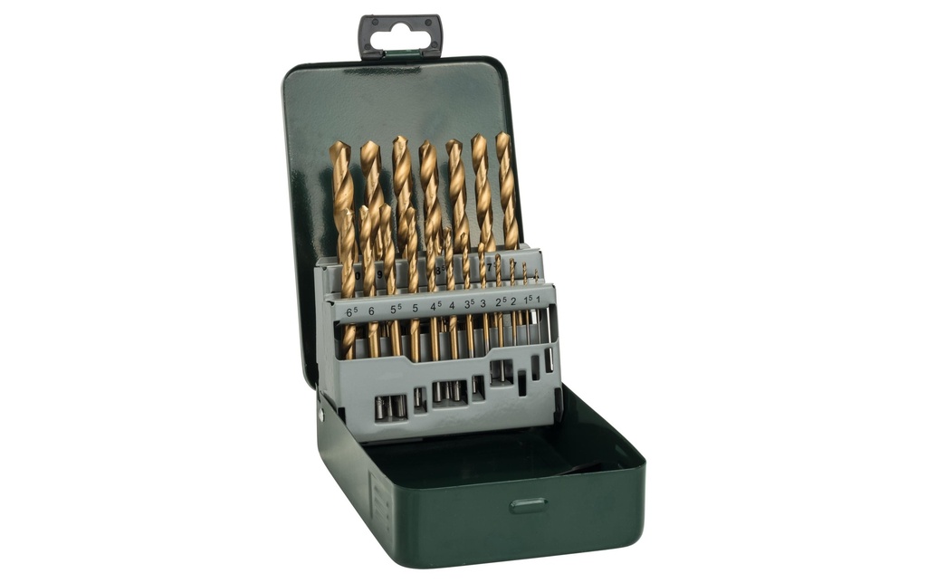 Bosch Kits de forets à métaux HSS-TiN, 19 pièces