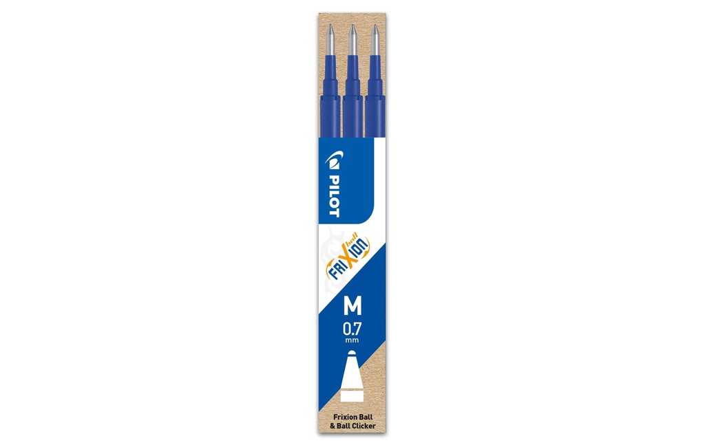 [241007203] PILOT Mines roller FriXion 0.7 bleu (3 pces)