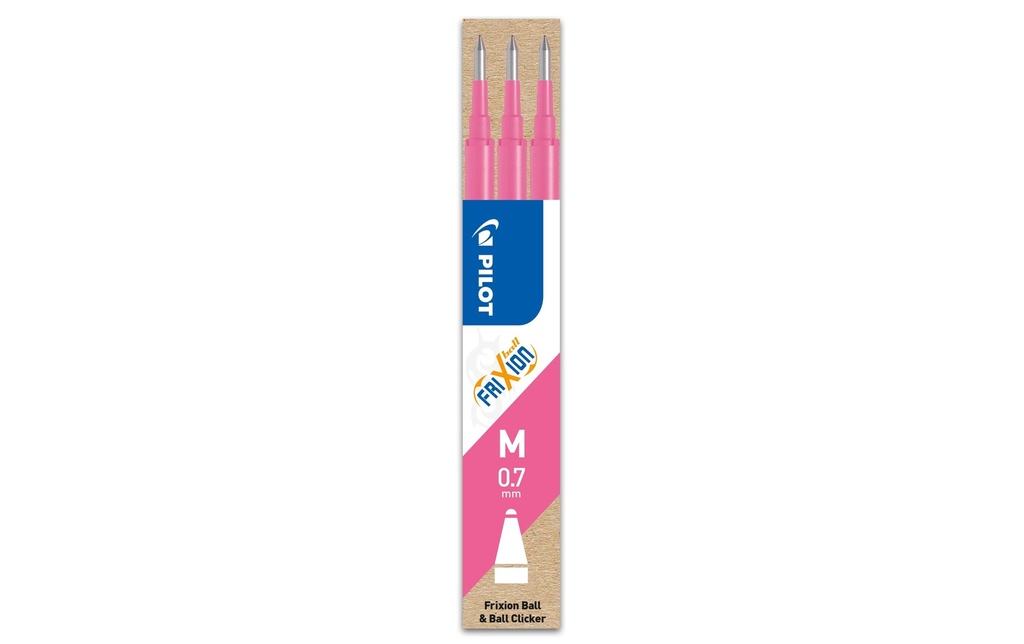 PILOT Mines roller FriXion 0.7 pink (3 pces)