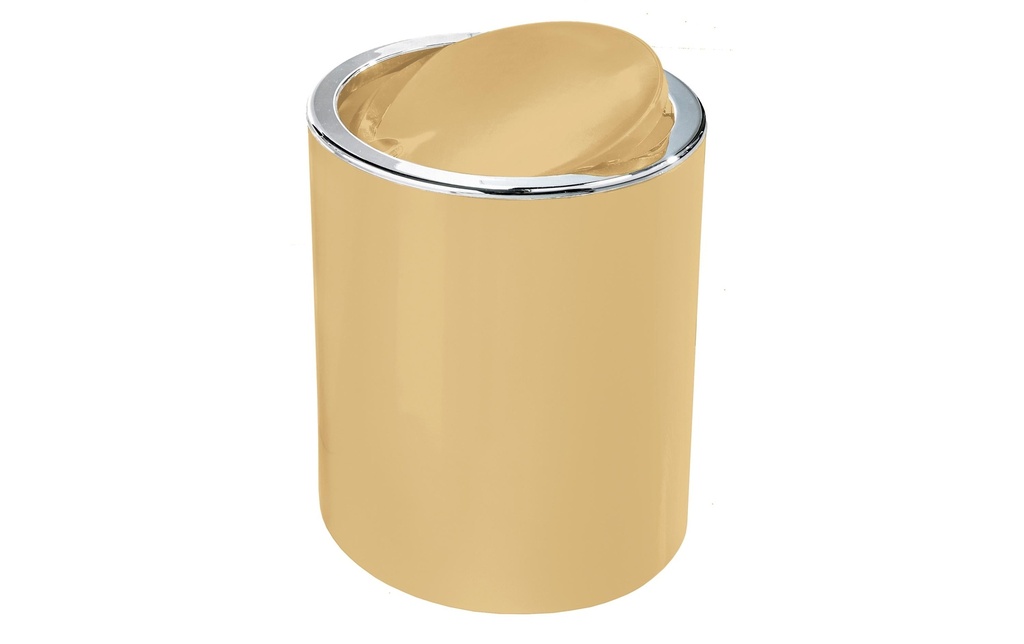 Kleine Wolke Poubelle à bascule Clap 5 l, Beige