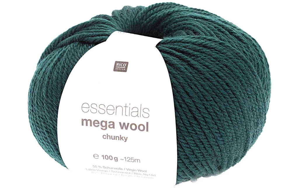 Rico Design Laine Essentials Mega Wool chunky 100 g, vert lierre