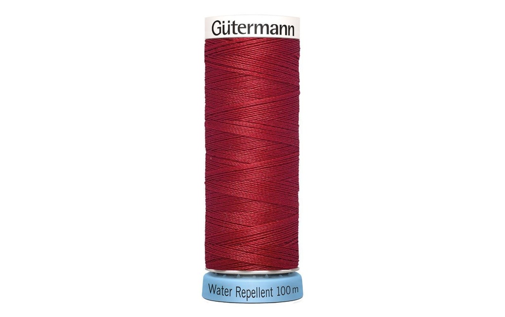Gütermann Fil à coudre et à broder Water Repellent 1 pièce, Rouge
