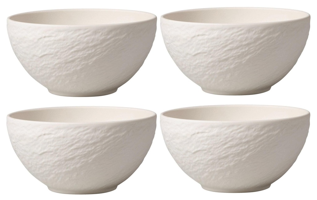 Villeroy & Boch Coupelle apéritif Manufacture Rock 14 cm, 4 Pièce/s, Blanc