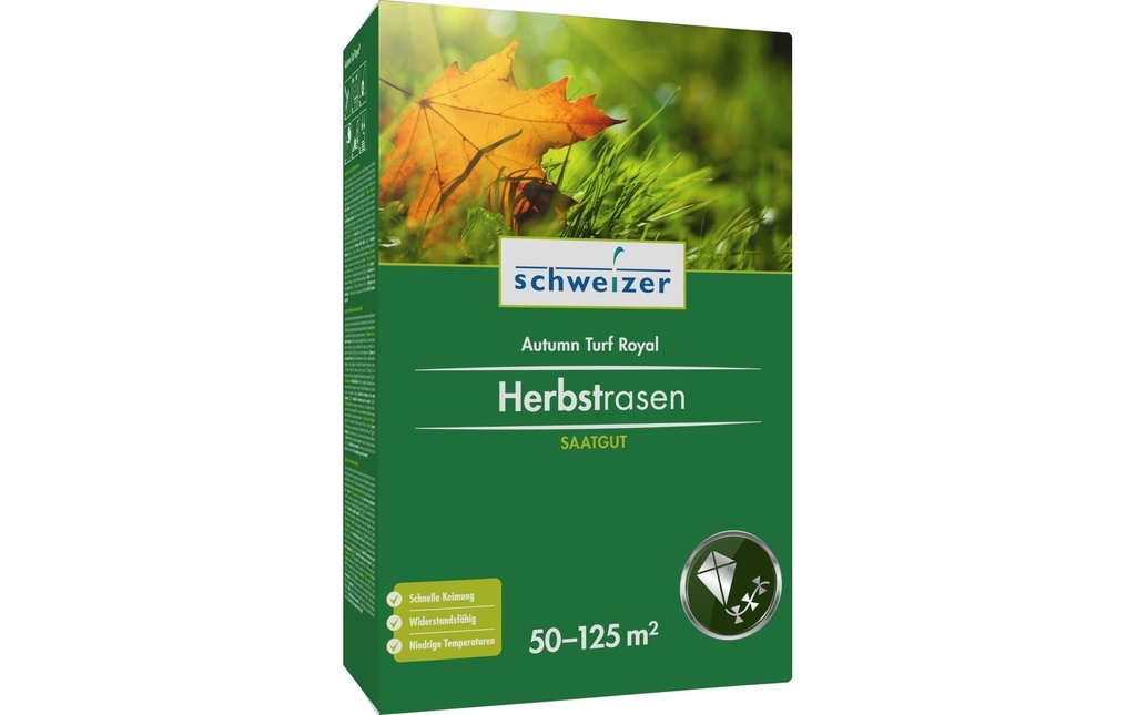 Eric Schweizer Semence de gazon d’automne Autumn Turf Royal 50 - 125 m²