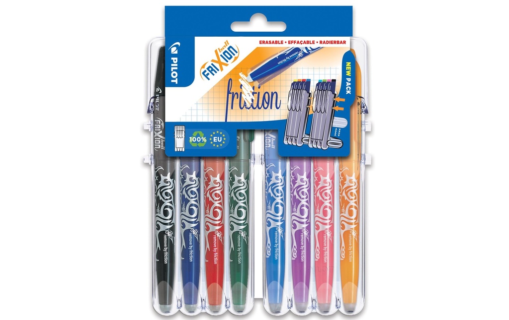 [241007408] PILOT Roller FriXion Ball Set2Go.étu (8 pces)