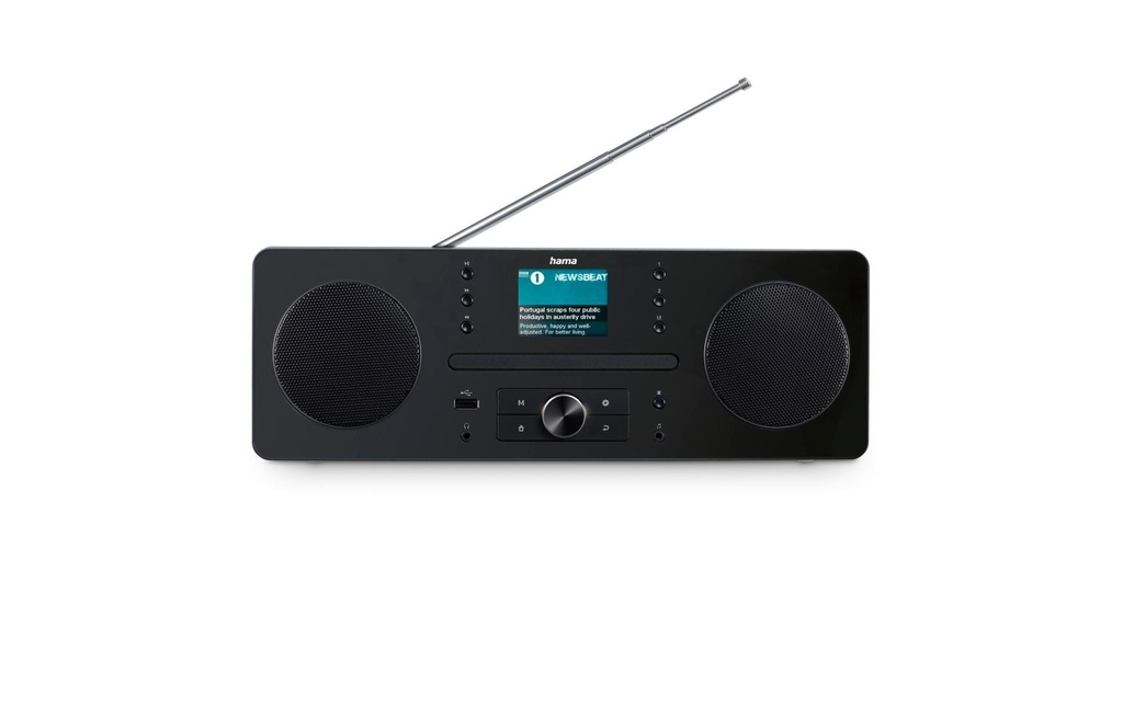 Hama Radio numérique DR1560CBT Noir/Gris