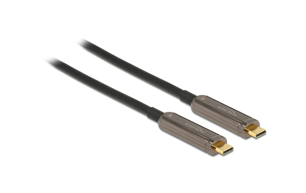 Delock Câble USB-C pour vidéo optique 30 m