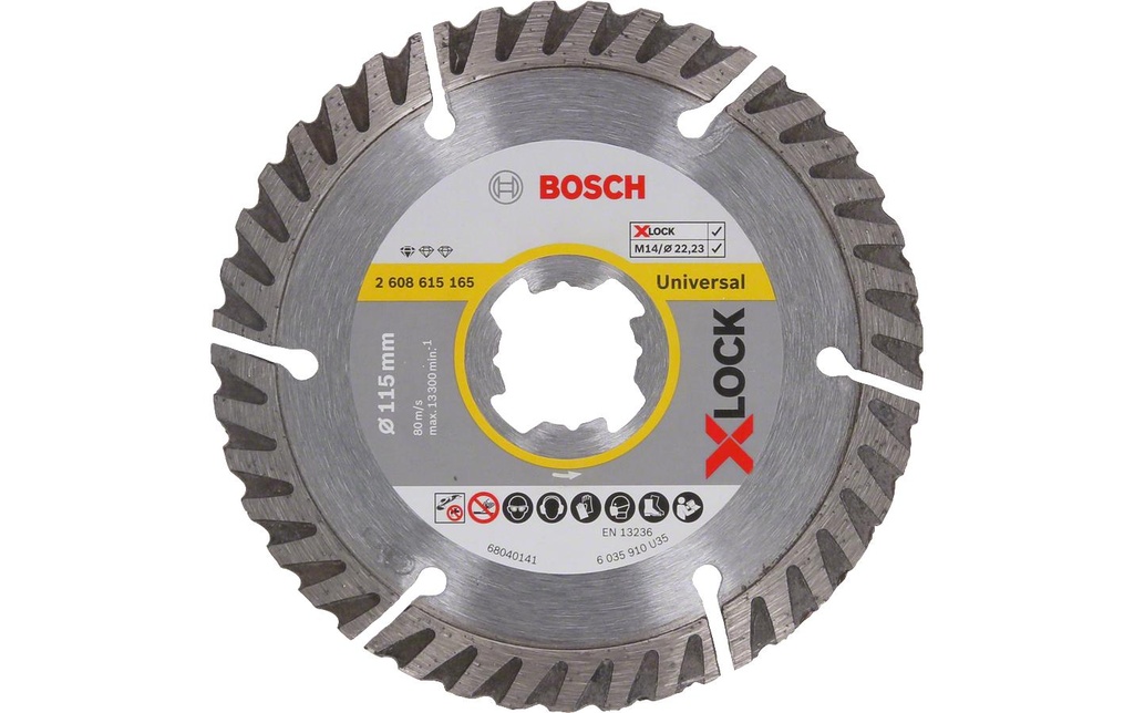 Bosch Professional Disque à tronçonner X-LOCK Standard Universal 115 mm