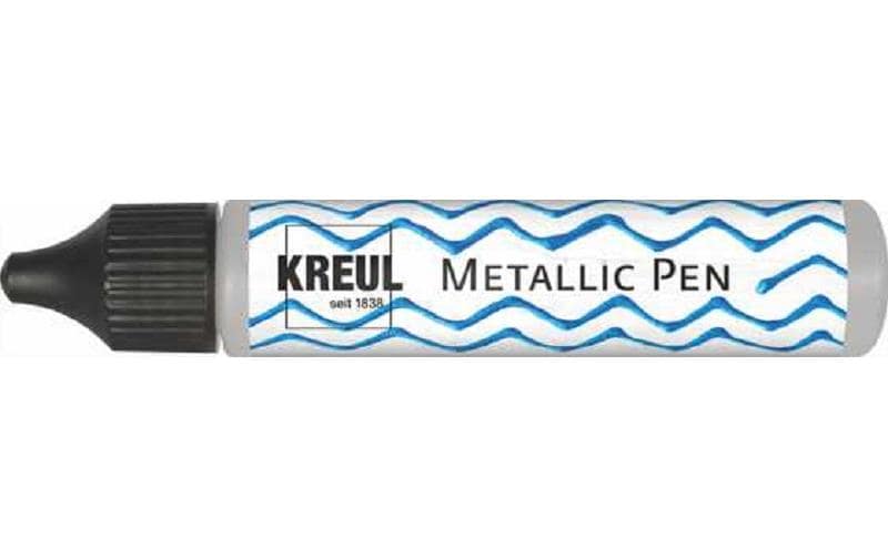 Kreul Peinture à effet Pen Liner Argent métallique, 29 ml