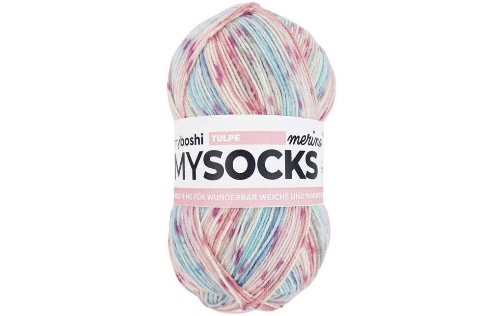myBoshi Laine Mysocks Mérinos Tulipe