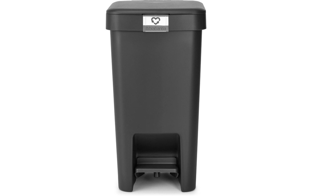 Brabantia Bacs de recyclage StepUp 10 l, Gris foncé