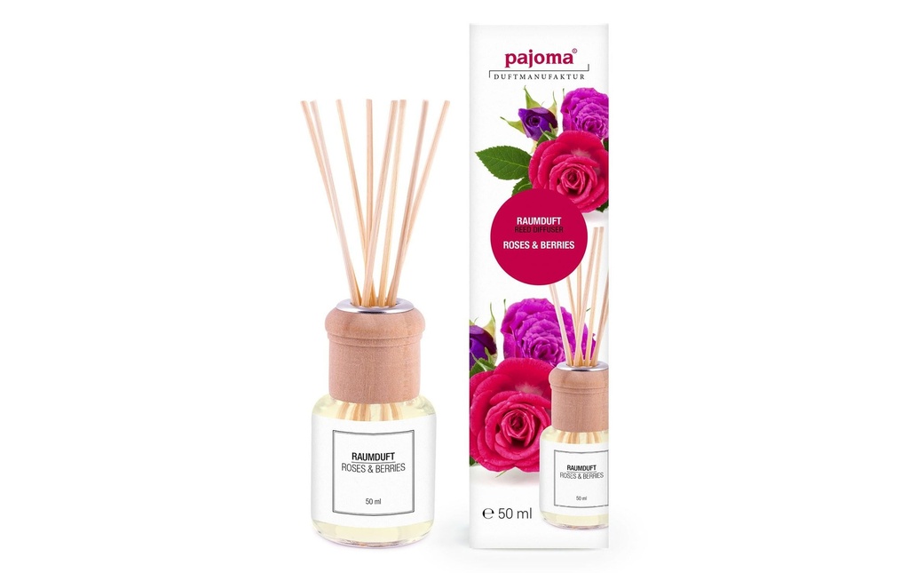 Pajoma Bâtonnets parfumés Roses & Berries 100 ml