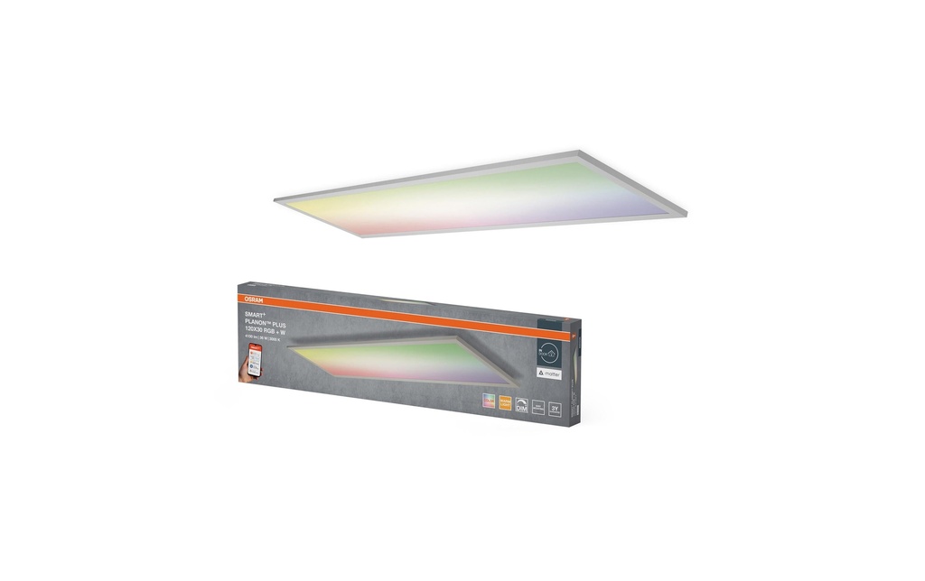 OSRAM Panneau à LED 1200 x 300 mm, 36 W, 3000 lm, 3000 K, RGBW